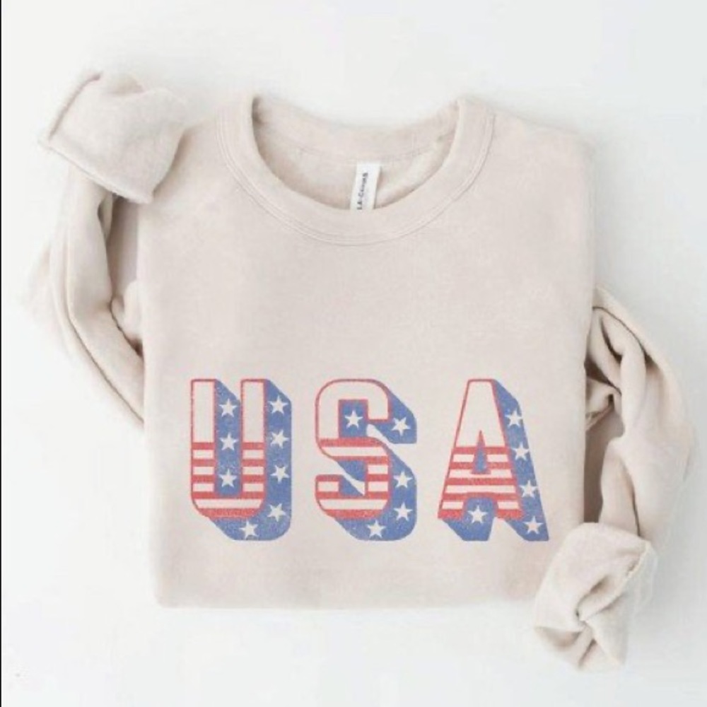 USA Crew Neck Sweatshirt